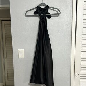 Romeo & Juliet Black Halter Sundress Cocktail